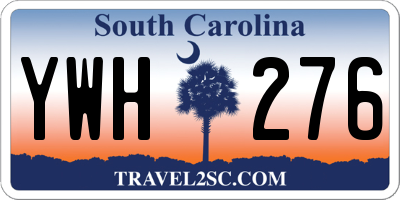 SC license plate YWH276
