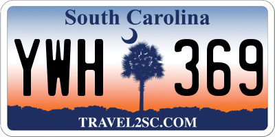 SC license plate YWH369