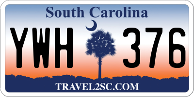 SC license plate YWH376