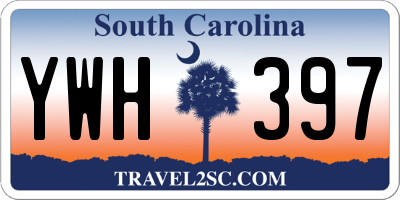 SC license plate YWH397