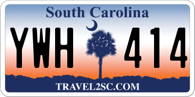 SC license plate YWH414