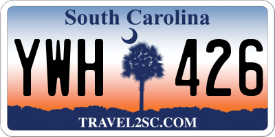 SC license plate YWH426