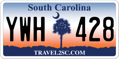 SC license plate YWH428