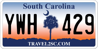 SC license plate YWH429