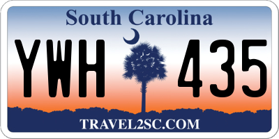 SC license plate YWH435