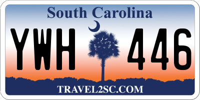 SC license plate YWH446