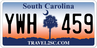 SC license plate YWH459