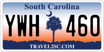 SC license plate YWH460