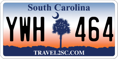 SC license plate YWH464