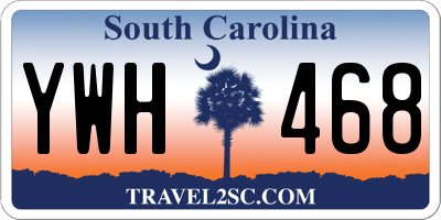 SC license plate YWH468