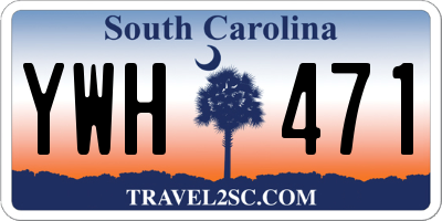 SC license plate YWH471