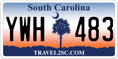 SC license plate YWH483
