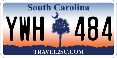SC license plate YWH484