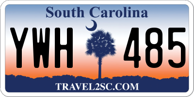 SC license plate YWH485