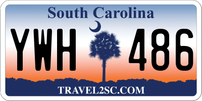 SC license plate YWH486