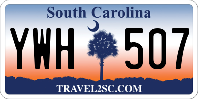 SC license plate YWH507