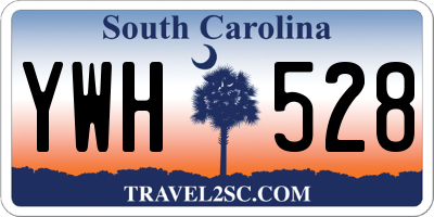 SC license plate YWH528