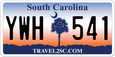 SC license plate YWH541