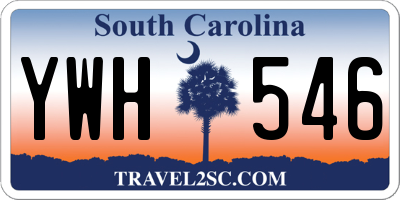 SC license plate YWH546