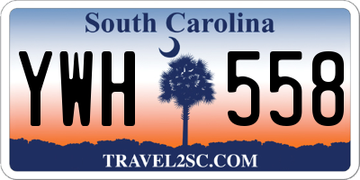 SC license plate YWH558