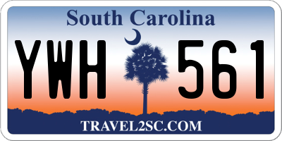 SC license plate YWH561