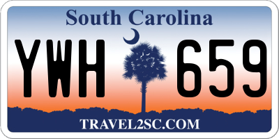 SC license plate YWH659