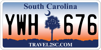 SC license plate YWH676