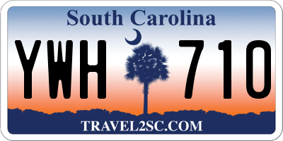 SC license plate YWH710