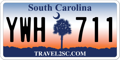 SC license plate YWH711