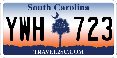 SC license plate YWH723