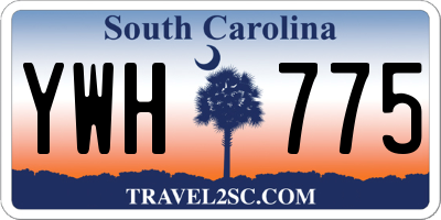SC license plate YWH775