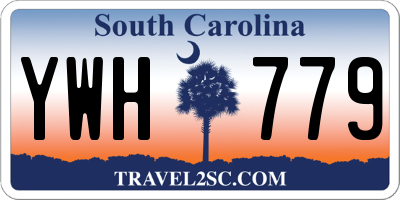 SC license plate YWH779