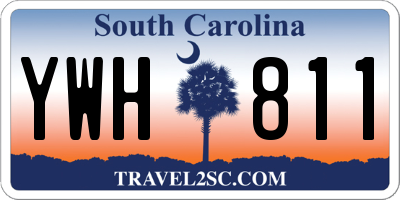 SC license plate YWH811
