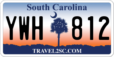 SC license plate YWH812