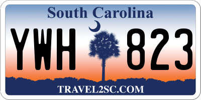 SC license plate YWH823