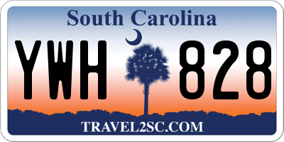 SC license plate YWH828