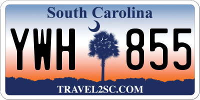SC license plate YWH855