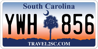 SC license plate YWH856