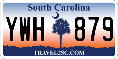 SC license plate YWH879