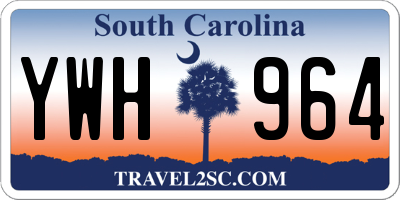 SC license plate YWH964