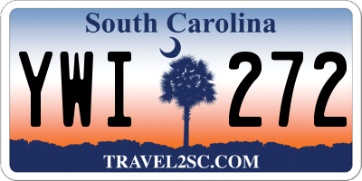 SC license plate YWI272