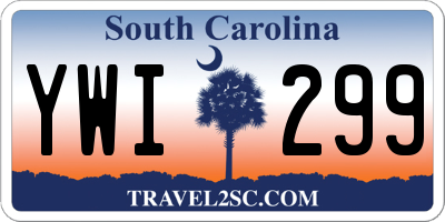 SC license plate YWI299