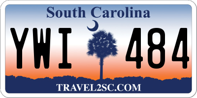 SC license plate YWI484