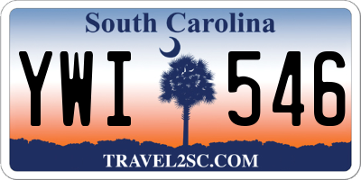 SC license plate YWI546
