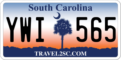 SC license plate YWI565