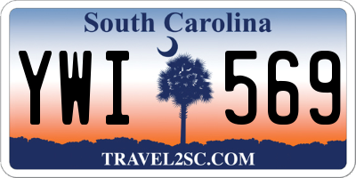 SC license plate YWI569