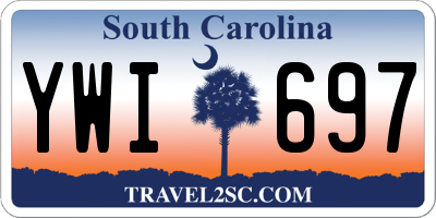 SC license plate YWI697