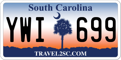 SC license plate YWI699