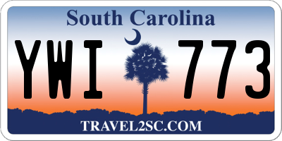 SC license plate YWI773