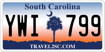SC license plate YWI799